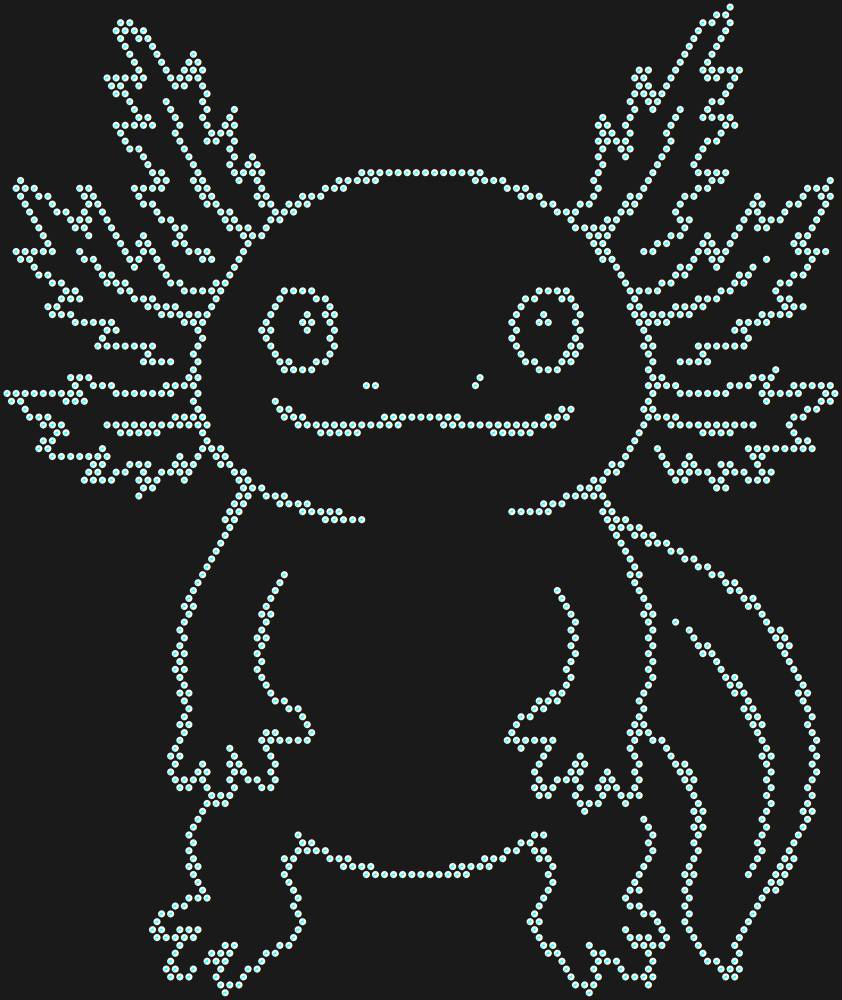 Трафарет Axolotl — RHT_AXOLOTL1_SS16_CRYSTAL_AB_DMC