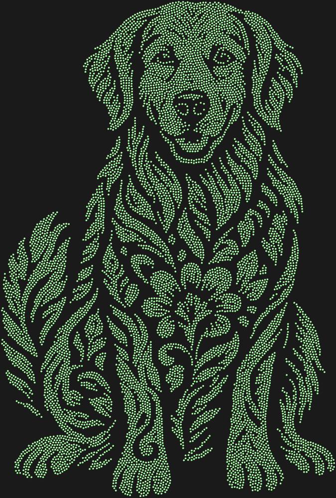 Трафарет Золотистый ретривер — RHT_GOLDENRETRIEVER1_SS3_LT_PERIDOT