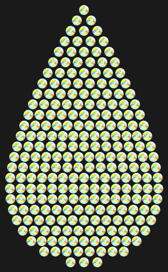 Трафарет A big drop — RHT_DROP3_SS10_CRYSTAL_AB