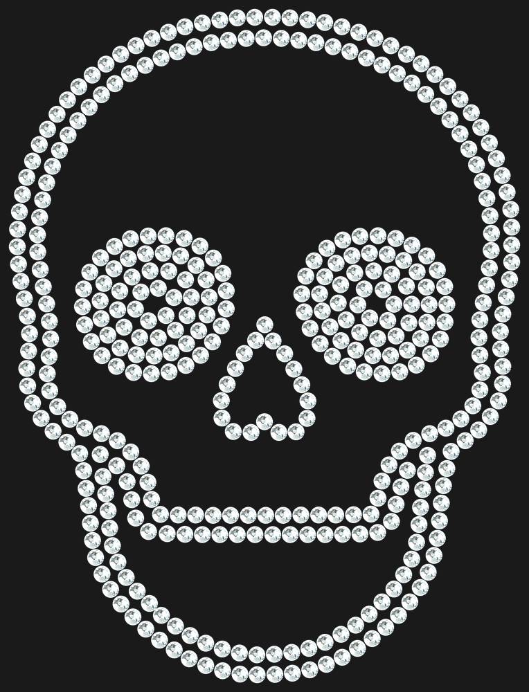 Трафарет Skull — RHT_SCULL2_SS20_CRYSTAL_CLEAR