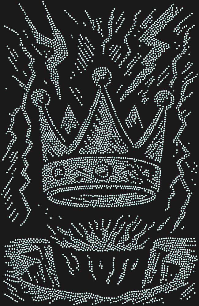 Трафарет Crown — RHT_CROWNABYSS1_SS3_CRYSTAL_AB_DMC