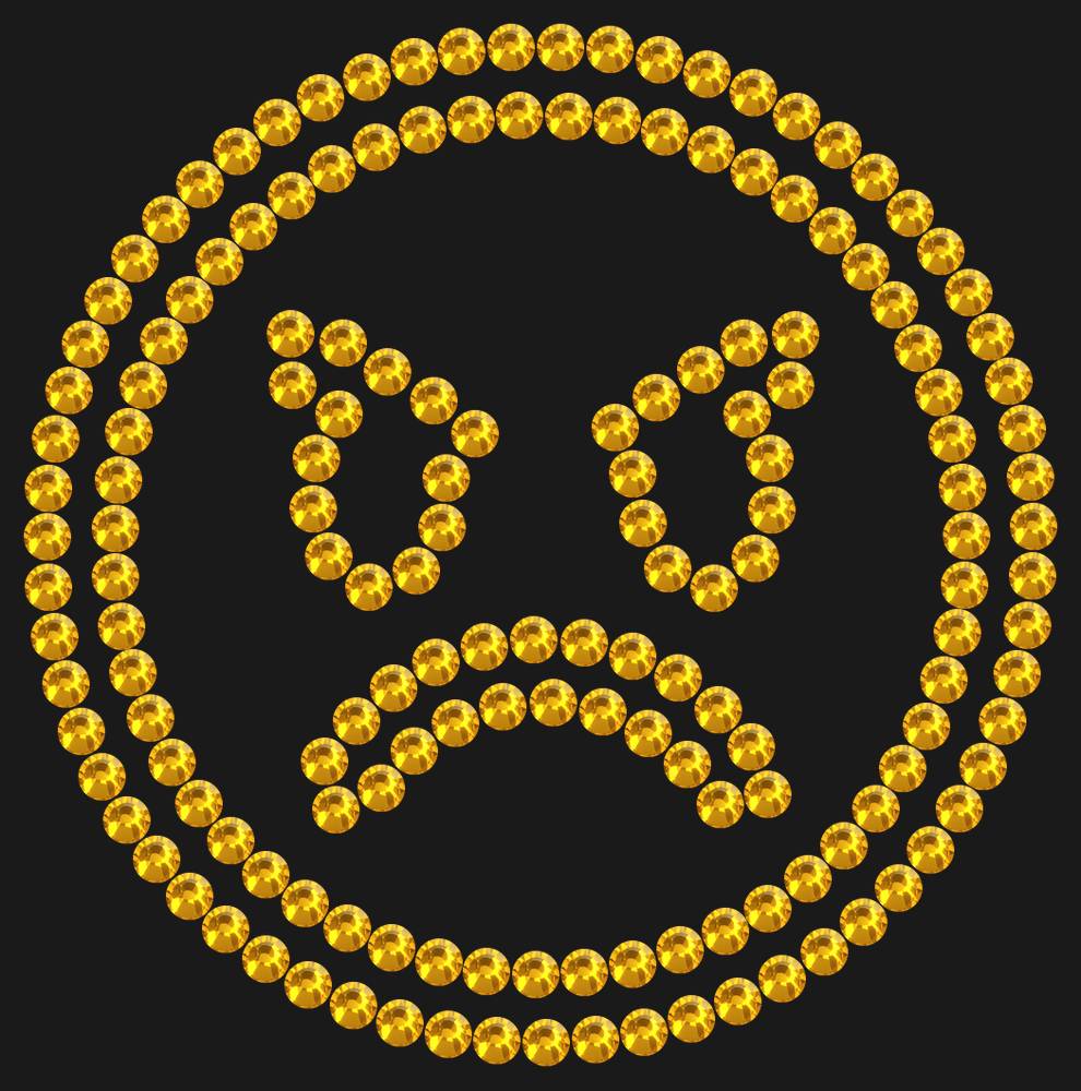 Трафарет Angry emoji — RHT_SMILE5_SS16_TOPAZ