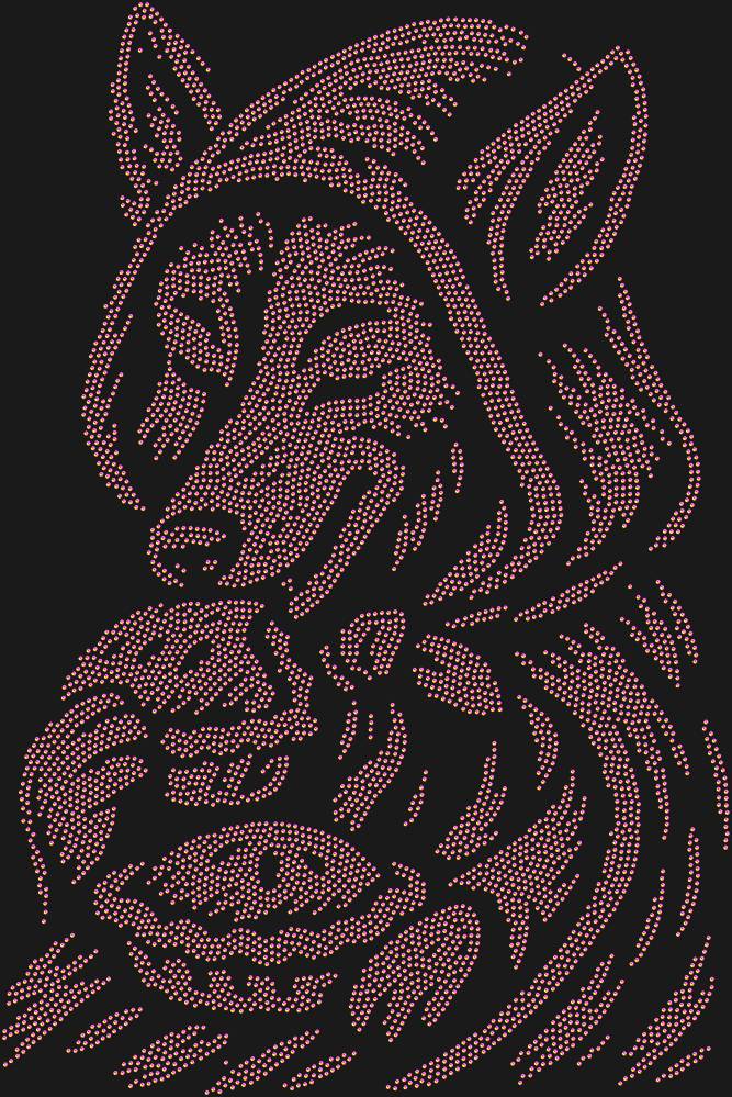 Трафарет A wolf in a red hood — RHT_WOLFWITHPIE1_SS8_RAINBOW