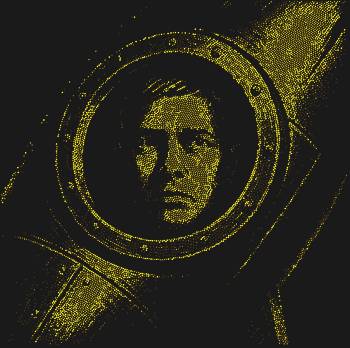 Трафарет из страз «Лицо в иллюминаторе» сверкает 7515 искрами, словно тайная мечта о далёких мирах, запечатлённая в каждом блике, зовущая за горизонт.