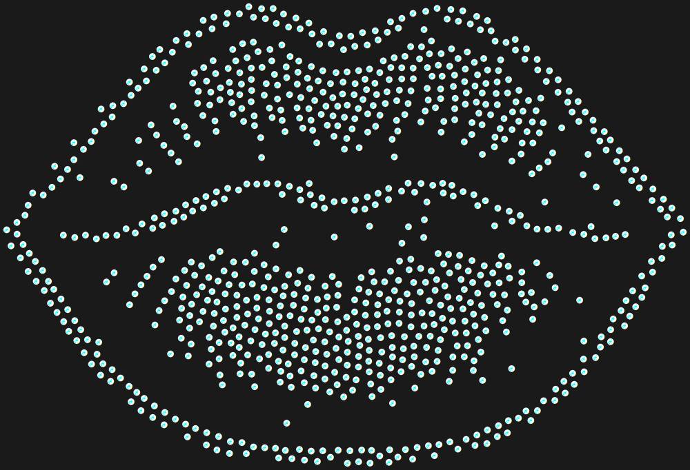 Трафарет Lips — RHT_LIPS2_SS12_CRYSTAL_AB_DMC