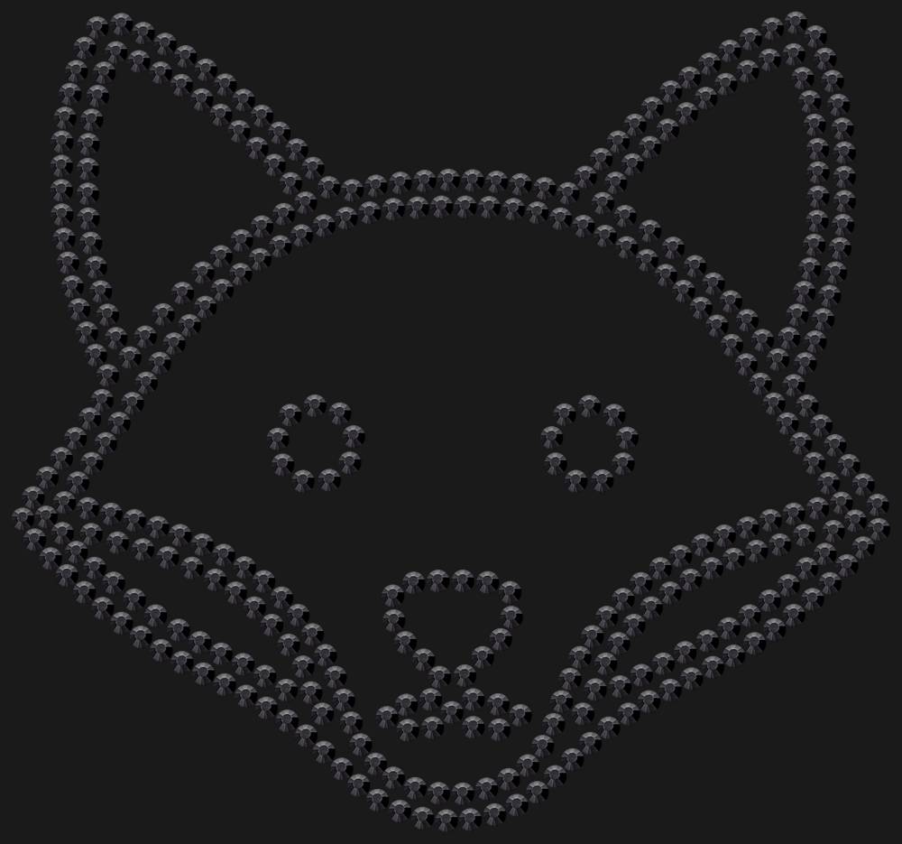 Трафарет Fox — RHT_FOX1_SS16_JET_BLACK