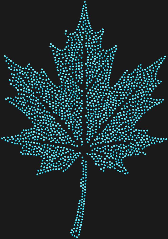 Трафарет Maple leaf — RHT_MAPLELEAF1_SS10_LT_SAPPHIRE