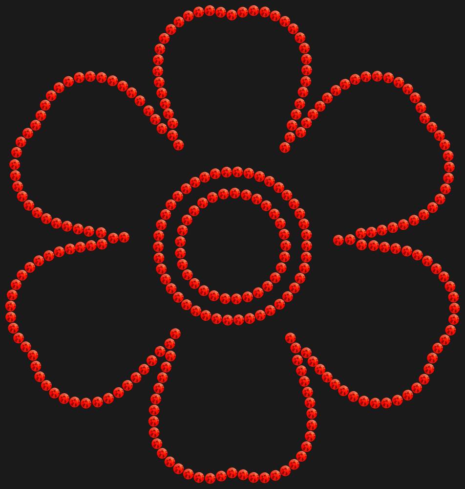 Трафарет Forget-me-not — RHT_FLOWER3_SS16_LT_SIAM
