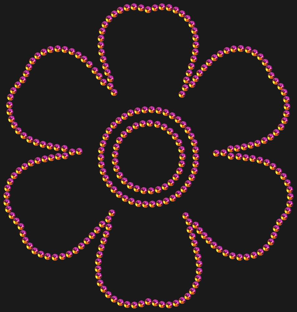 Трафарет Forget-me-not — RHT_FLOWER3_SS10_RAINBOW