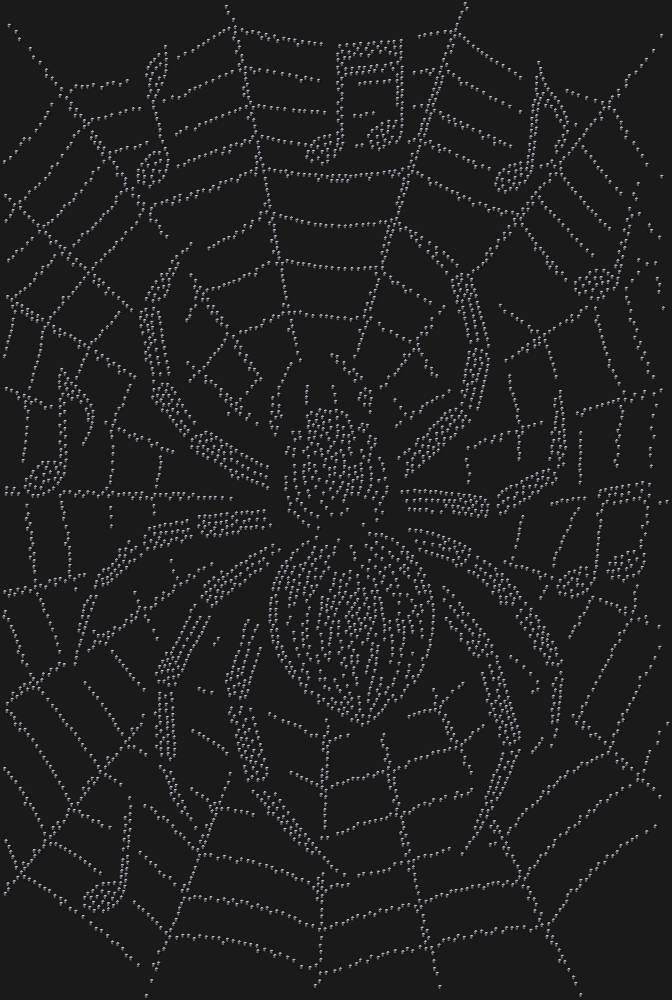 Трафарет Паук-музыкант — RHT_SPIDER1_SS10_JET_BLACK