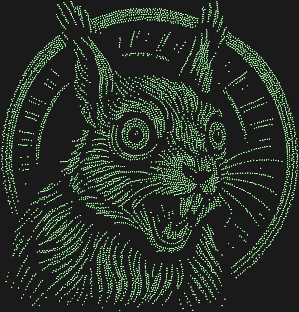 Трафарет Белка в колесе — RHT_SQUIRREL2_SS10_LT_PERIDOT