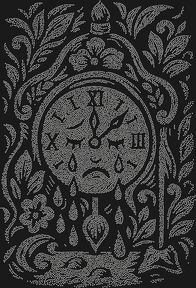 Трафарет The clock that could cry — RHT_CRYINGCLOCK1_SS3_CRYSTAL_AB