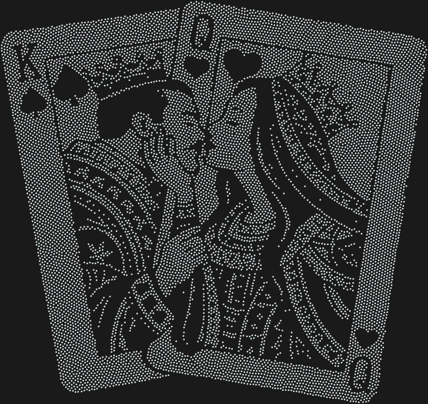 Трафарет Поцелуй — KISS1