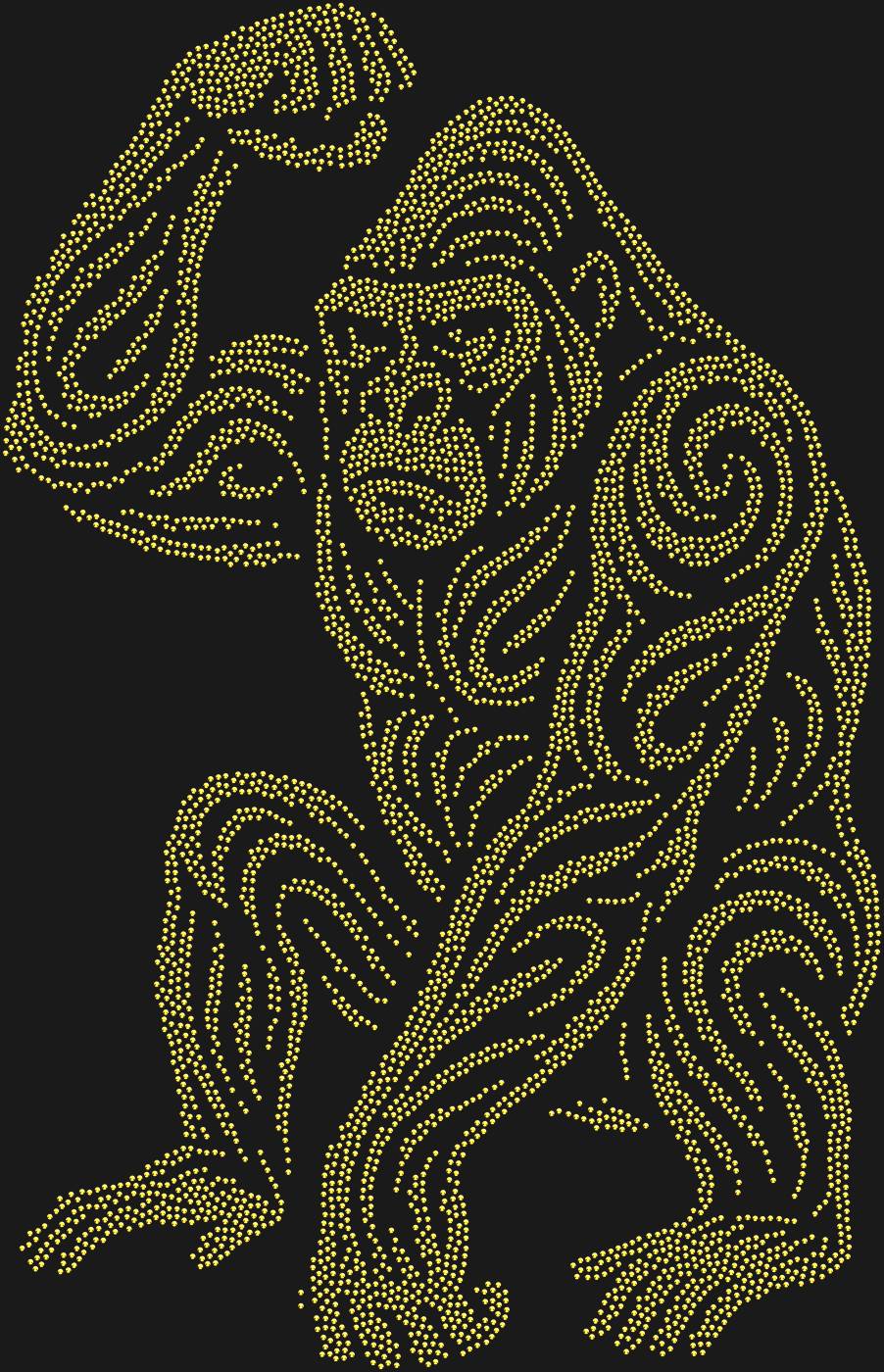 Трафарет Gorilla — MONKEY4