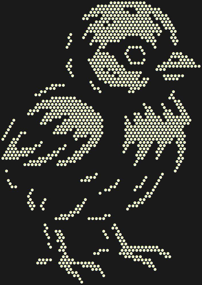 Трафарет Chick — RHT_CHICK1_SS16_CRYSTAL_AB