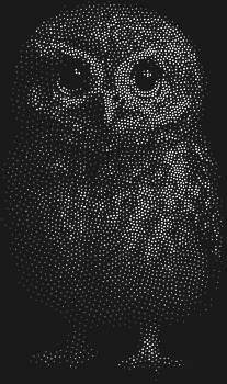 Трафарет из страз «Совенок» — это 3782 искрящихся искорки, способные оживить любую поверхность, подарив ей волшебство и нежность юного лесного мудреца.