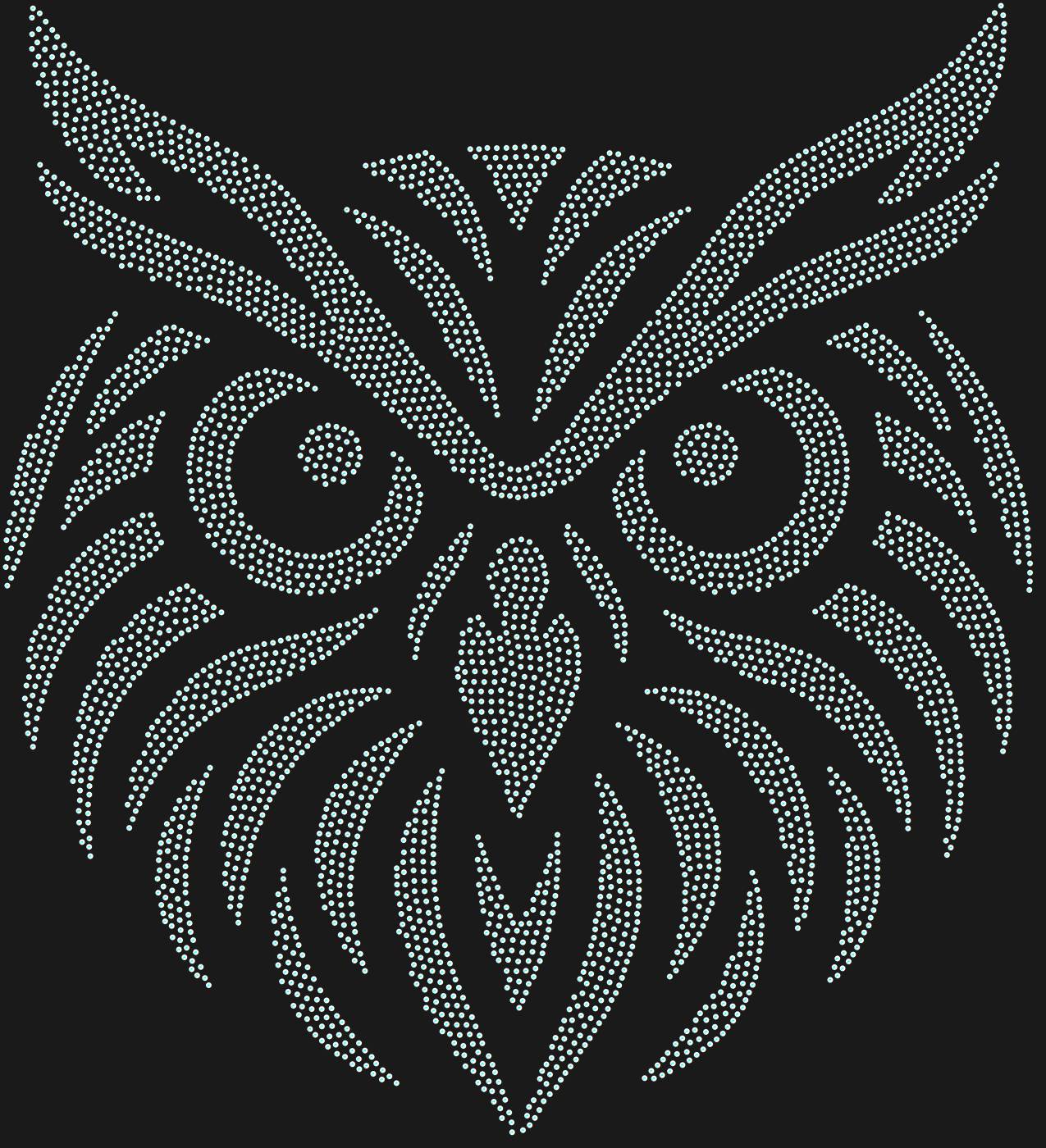 Трафарет Маска Сова-Филин - Северная Америка — OWLMASK2