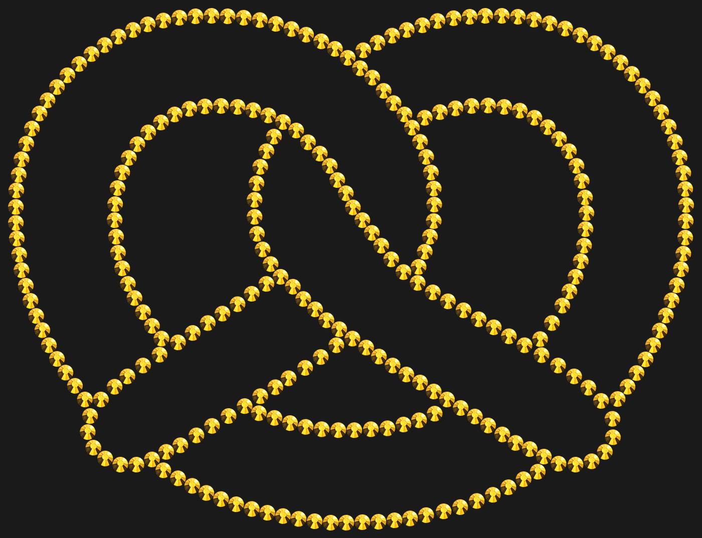 Трафарет Крендель — PRETZEL1