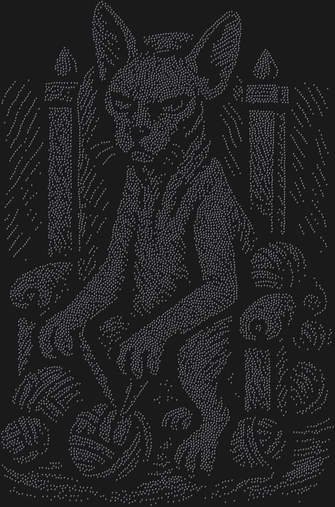 Трафарет Кот император — RHT_CATEMPEROR1_SS10_JET_BLACK
