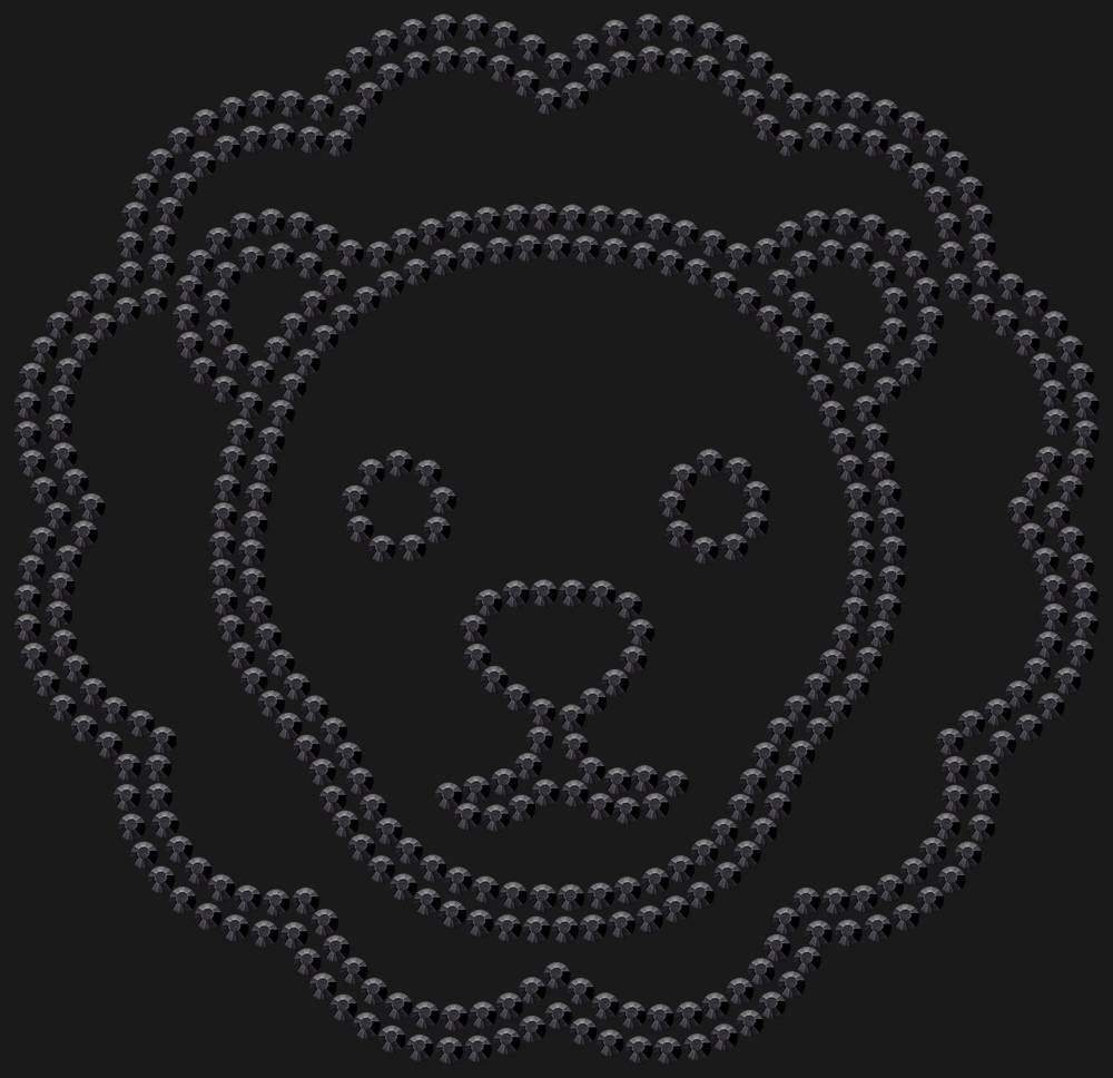 Трафарет Leo — RHT_LION2_SS10_JET_BLACK