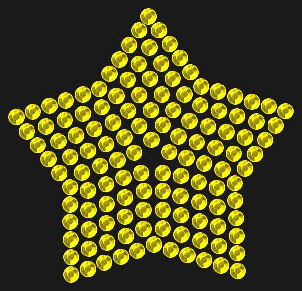 Трафарет Compact star — RHT_STAR2_SS10_CITRINE
