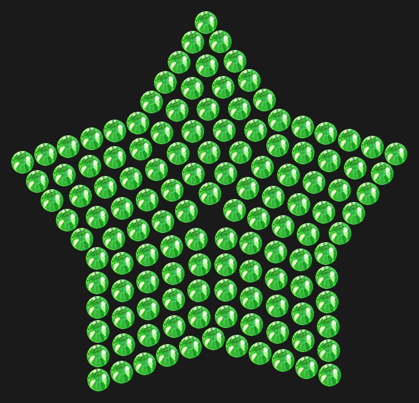 Трафарет Compact star — RHT_STAR2_SS16_LT_PERIDOT