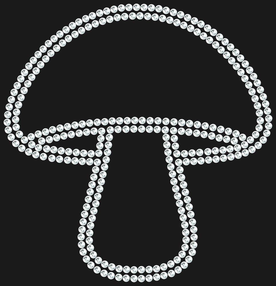 Трафарет Mushroom — RHT_MUSHROOM1_SS12_CRYSTAL_CLEAR