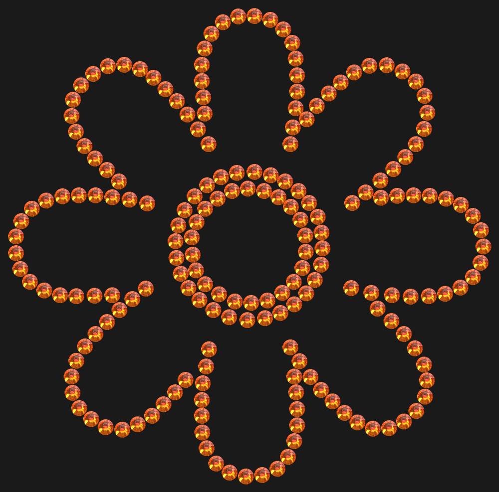 Трафарет Chamomile — RHT_FLOWER2_SS10_RED_VOLCANO