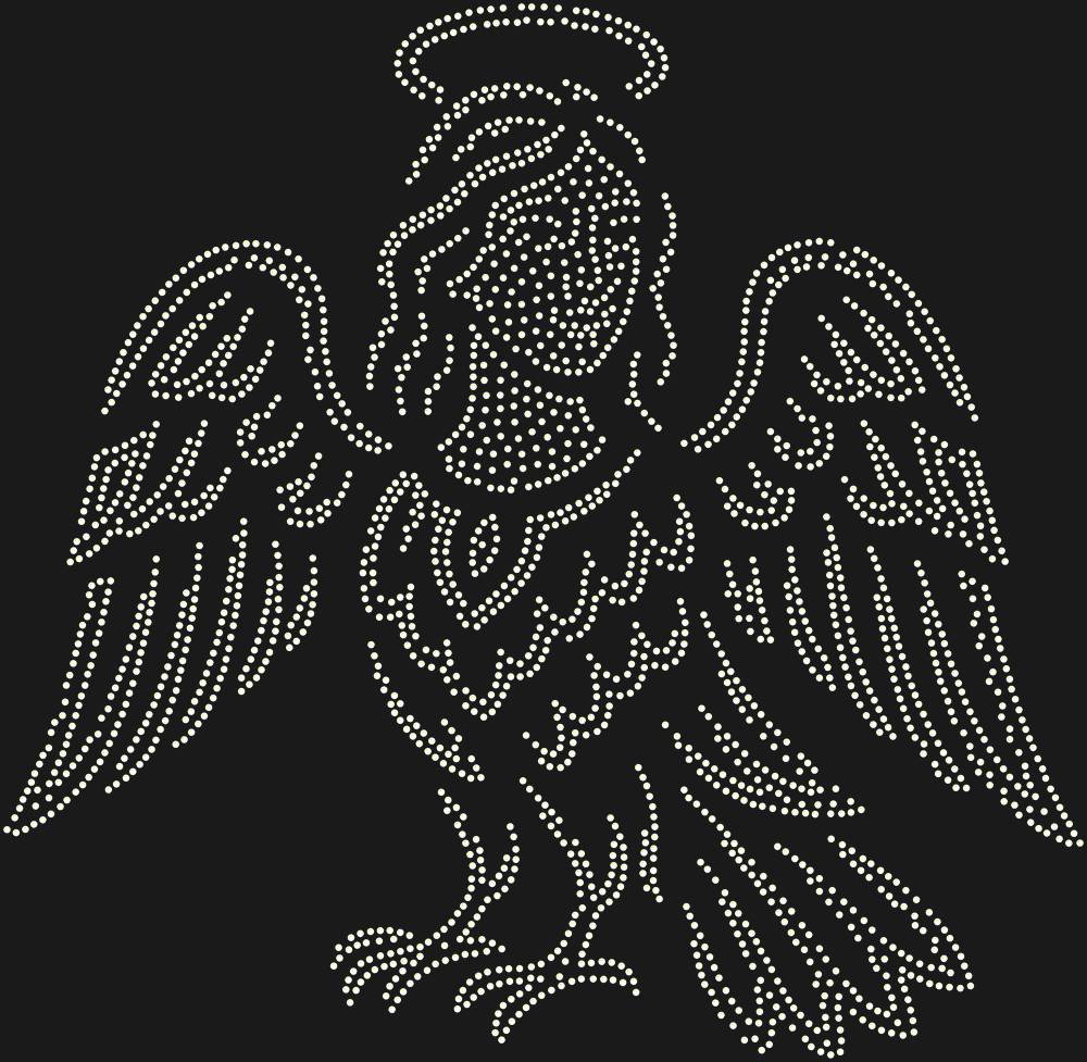Трафарет Sirin (bird) — RHT_SIRIN1_SS16_CRYSTAL_AB