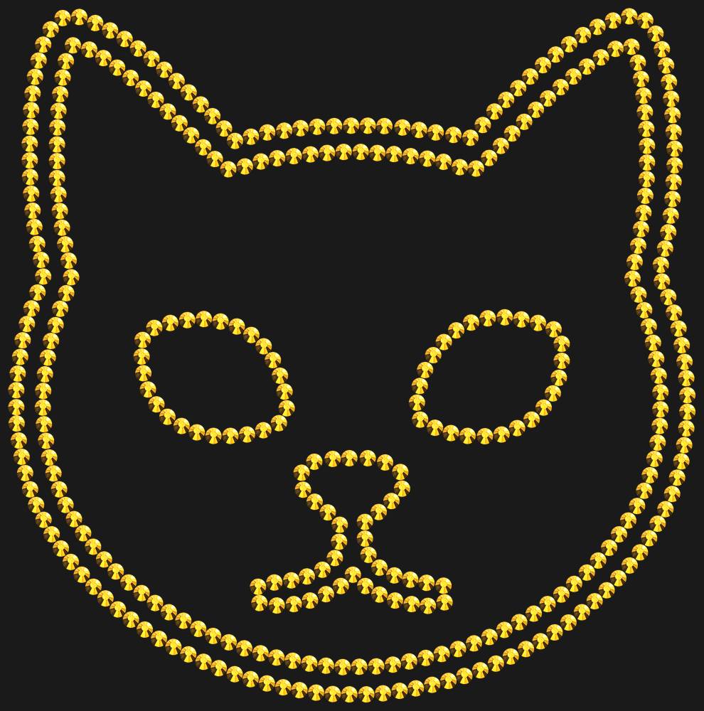 Трафарет Cat — RHT_CAT1_SS16_GOLD