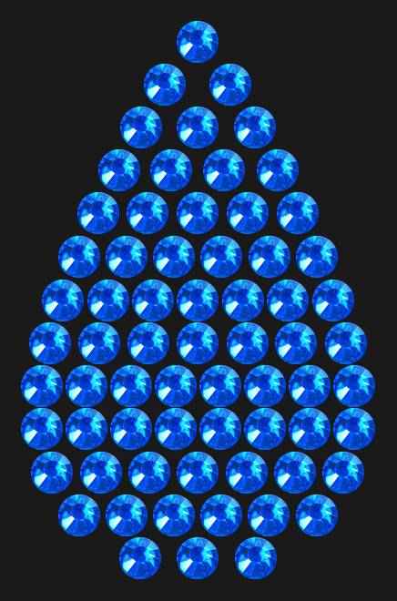 Трафарет Mini drop — RHT_DROP1_SS16_SAPPHIRE