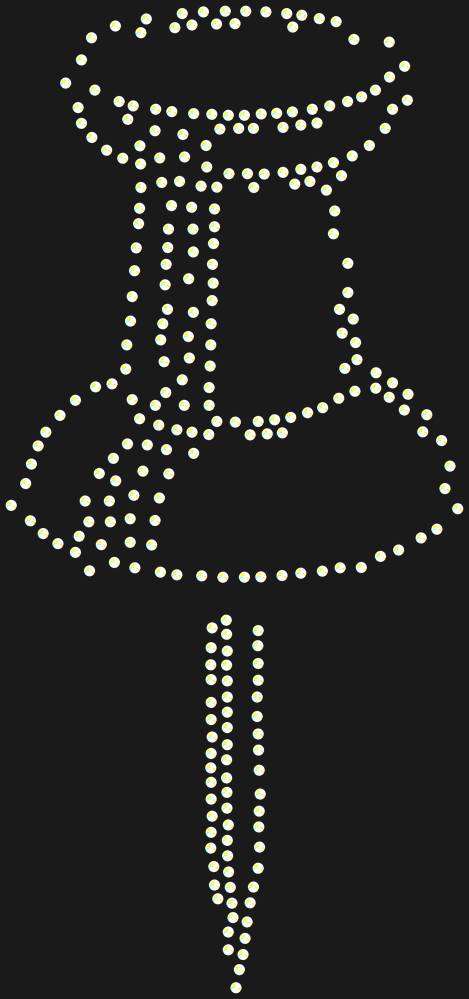 Трафарет Pushpin — RHT_PIN1_SS10_CRYSTAL_AB