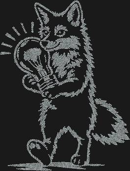 Шаблон «Лиса с лампочкой», инкрустированный 4368 сияющими стразами, превратит вашу мечту в ослепительную реальность, подарив каждому мгновению искру волшебства.