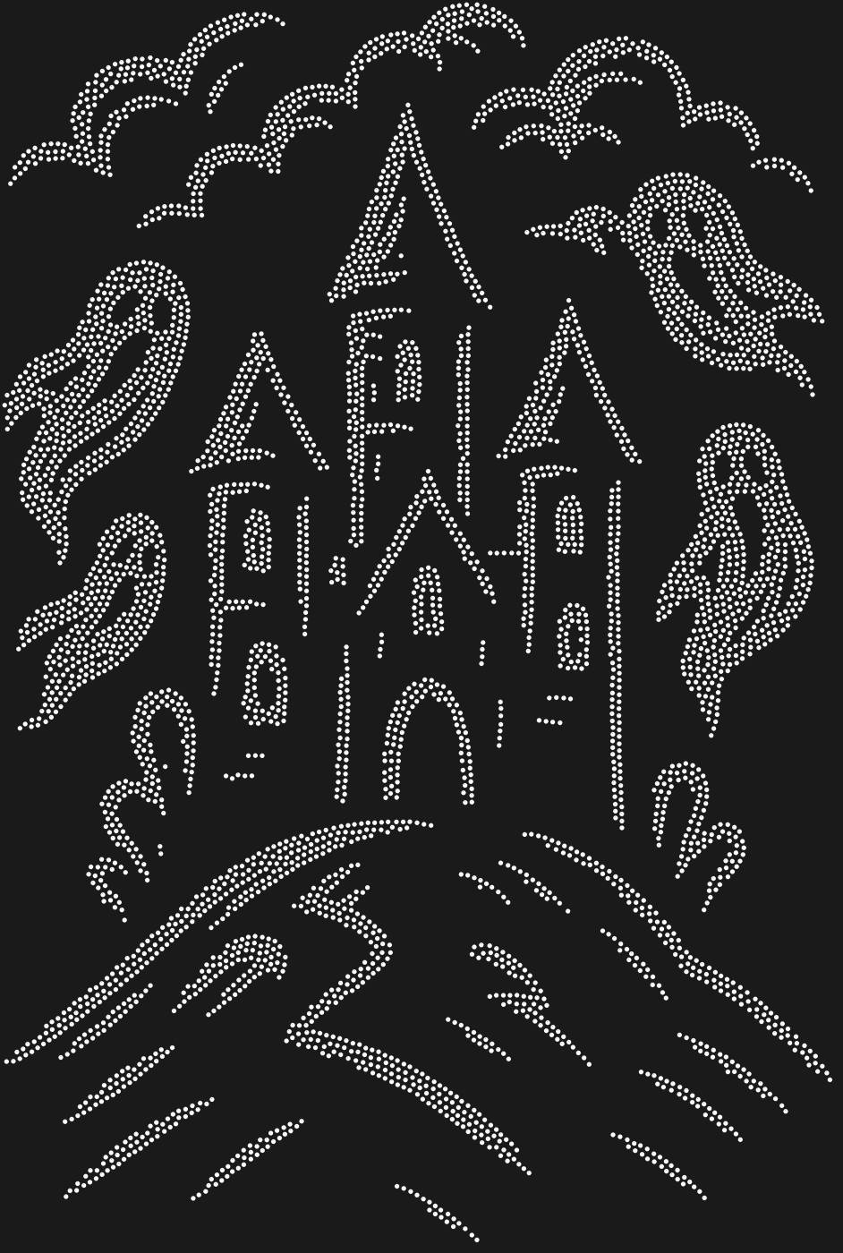 Трафарет Призраки над замком — GHOSTCASTLE1