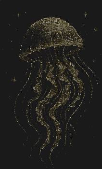 Трафарет Медуза, украшенный 3976 сияющими стразами, подарит вашему интерьеру дыхание бескрайнего космоса, где небесная красавица грациозно парит в межзвездной дали.