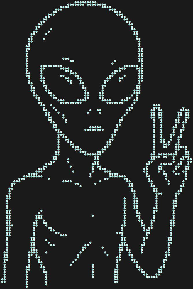 Трафарет Alien — RHT_UFO4_SS6_CRYSTAL_AB_DMC