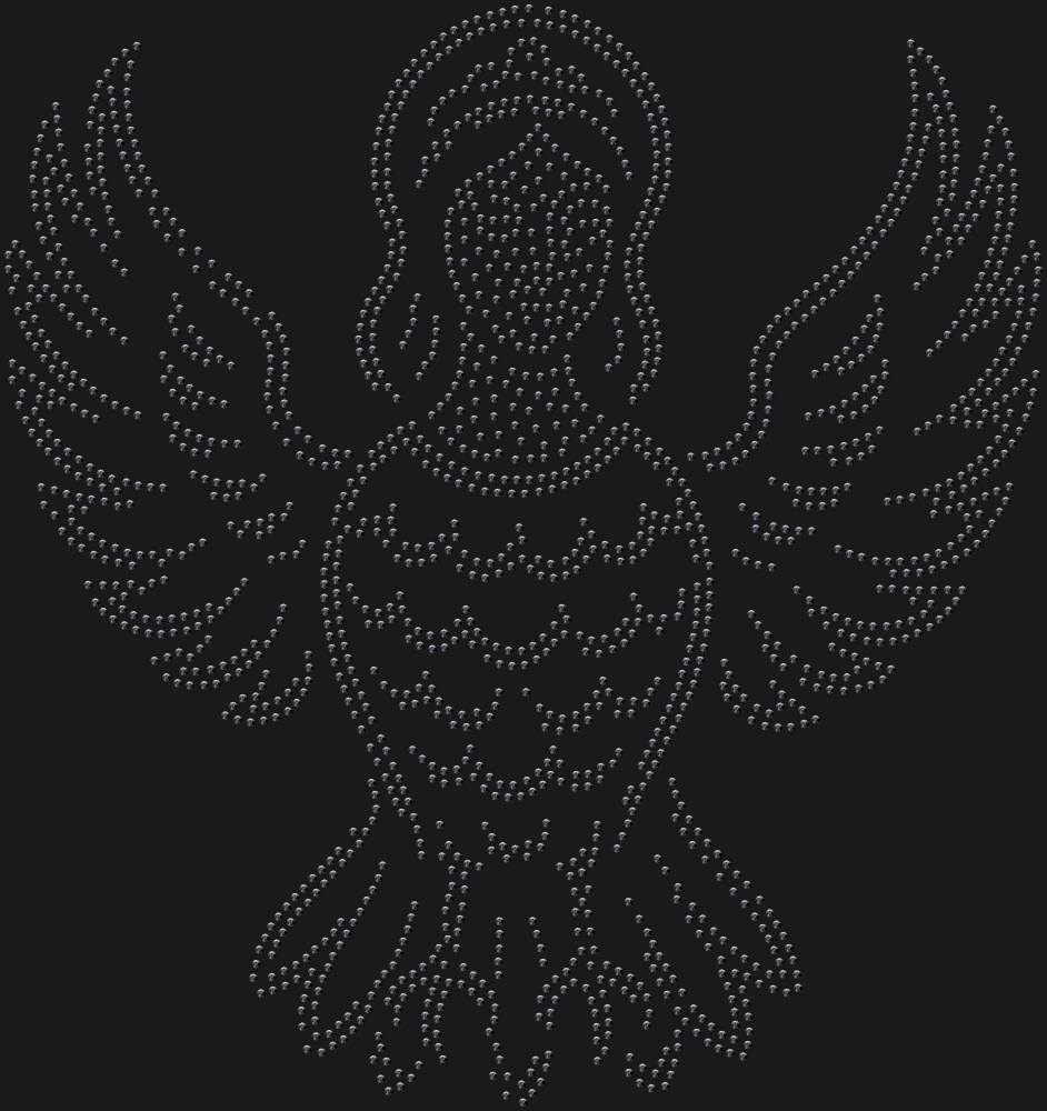 Трафарет Alkonost bird — RHT_ALKONOST1_SS16_JET_BLACK