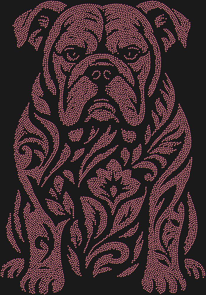 Трафарет Bulldog — RHT_BULLDOG1_SS10_RAINBOW