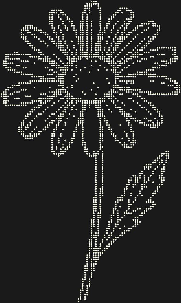 Трафарет Chamomile — RHT_CHAMOMILE1_SS12_CRYSTAL_AB