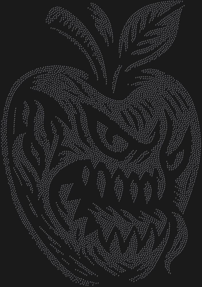 Трафарет Apple monster — RHT_APPLEMONSTER1_SS16_JET_BLACK