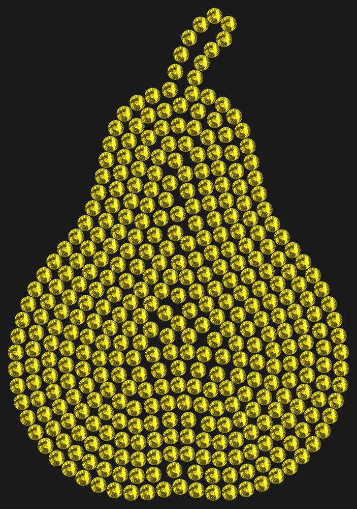 Трафарет Curved pear (plain) — RHT_PEAR1_SS16_OLIVE