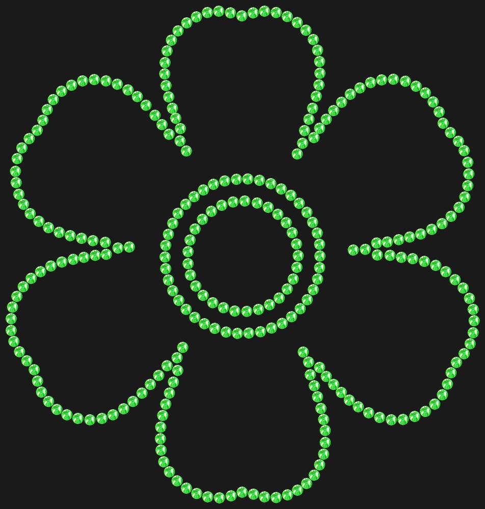 Трафарет Forget-me-not — RHT_FLOWER3_SS10_LT_PERIDOT