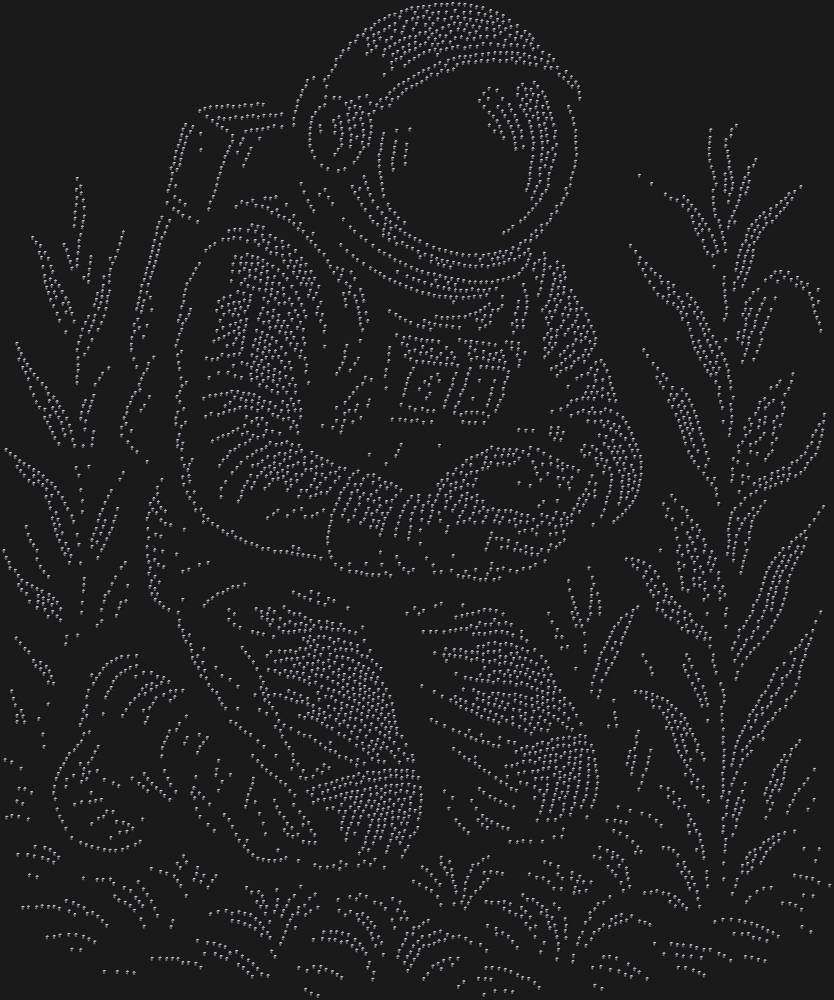 Трафарет Астронавт-фермер — RHT_ASTRONAUT1_SS10_JET_BLACK