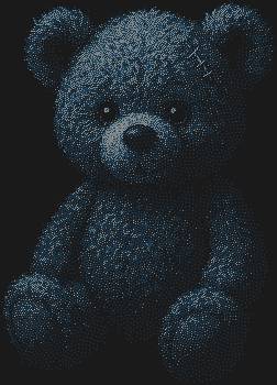 Рисунок из страз «Плюшевый мишка», сияющий 11230 искрами, превратит любую вещь в нежное объятие тепла и беззаботного детства.