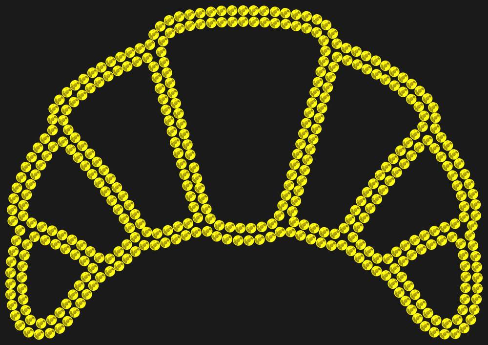 Трафарет Сroissant — RHT_CROISSANT1_SS10_CITRINE