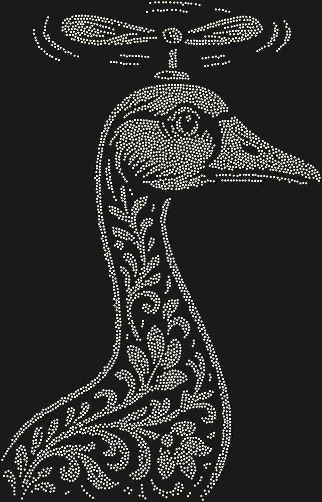 Трафарет Гусь Пропеллер — RHT_GOOSE2_SS6_CRYSTAL_AB