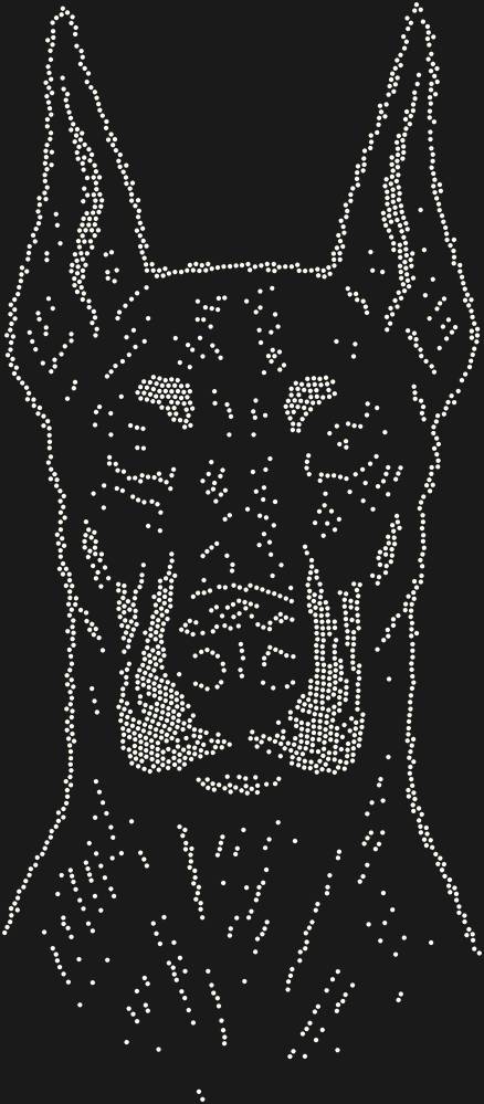 Трафарет Doberman — RHT_DOBERMAN1_SS12_CRYSTAL_AB