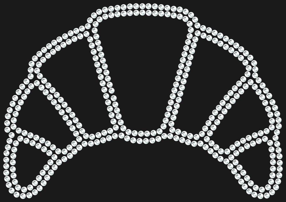 Трафарет Сroissant — RHT_CROISSANT1_SS6_CRYSTAL_CLEAR