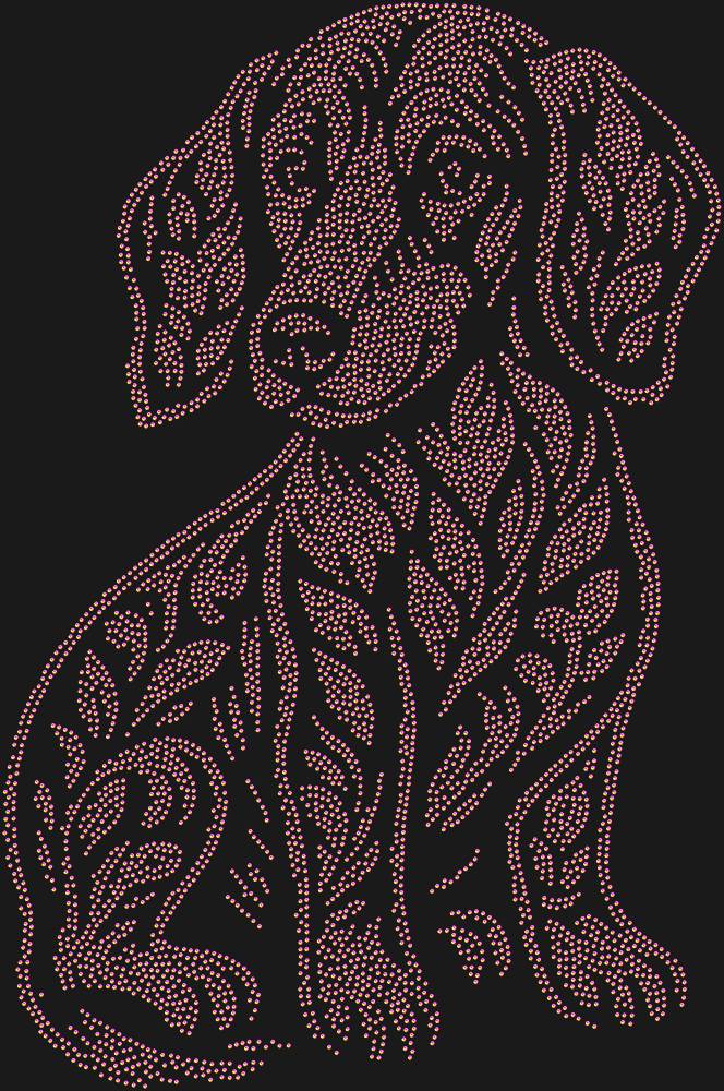 Трафарет Dachshund puppy — RHT_DACHSHUNDPUPPY1_SS4_RAINBOW