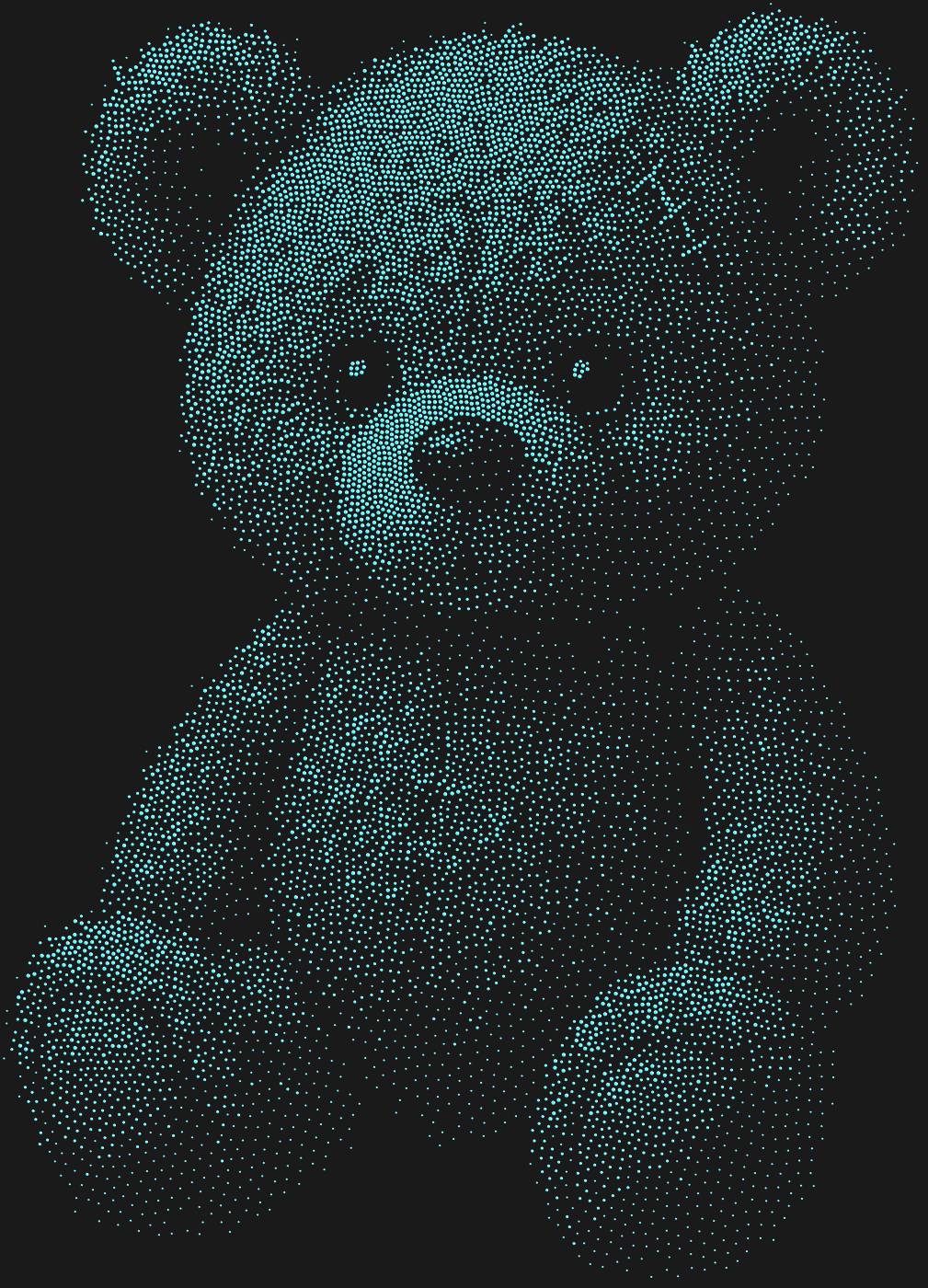 Трафарет Плюшевый мишка — BEAR4